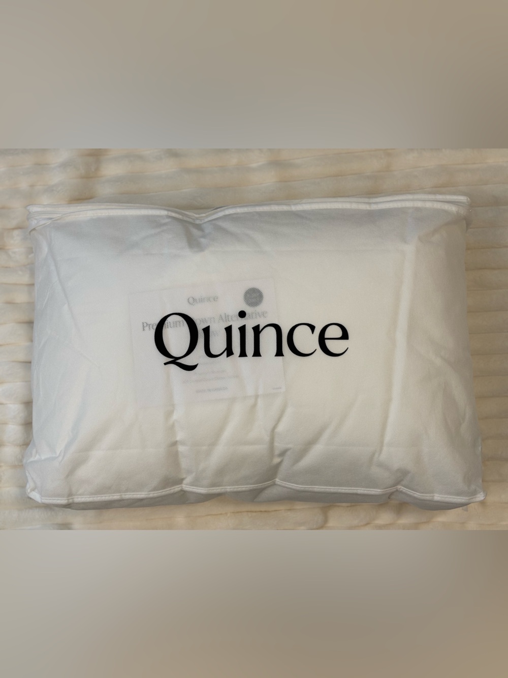 Quince Premium Down Alternative Pillow Standard Medium
